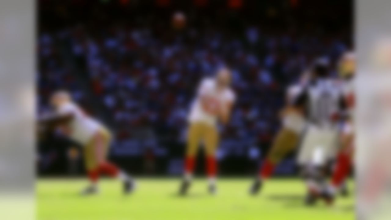 Smith's number was called in the third quarter of a Week 7 road game against the Texans after Hill's poor performance led to a 21-0 deficit. Smith wasn't able to bring the 49ers all the way back -- they lost 24-21 -- but he opened eyes in completing 15 of 22 passes for 206 yards, three touchdowns (all to Davis) and one interception in less than a half of work. Singletary stuck with Smith the rest of the season, and Smith finished with 2,350 passing yards, 18 touchdowns and 12 interceptions in 11 games (10 starts), easily the best he'd performed in his career.