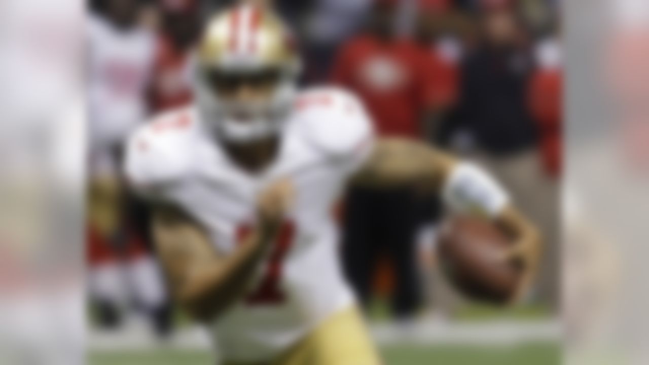 Remember how much I liked Tim Tebow last season? Well, I like Kaepernick even more. Not only does he have a great arm, but the Nevada product can also make plays (and score fantasy points) with his feet as well. Mark my words ... Kaepernick will help lead a lot of fantasy leaguers to a postseason berth.