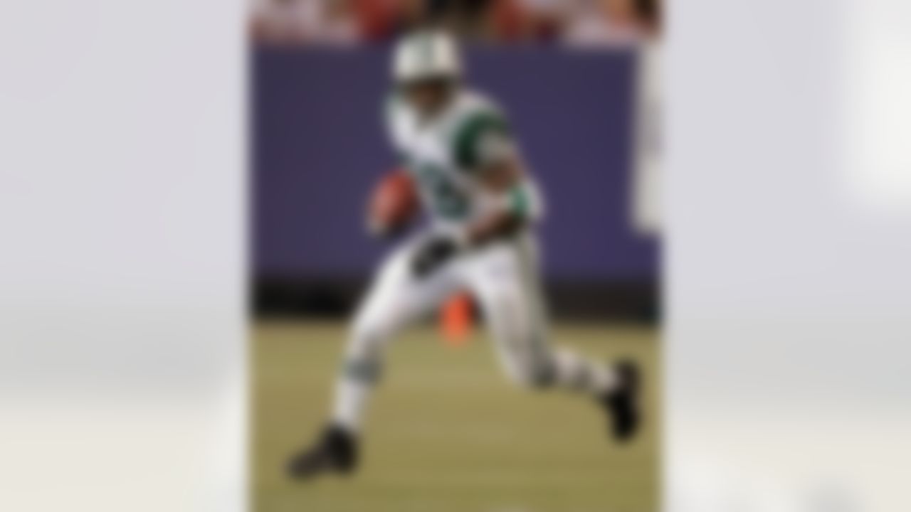 In 12 seasons with the Patriots and Jets, Curtis Martin gained 14,101 rushing yards.