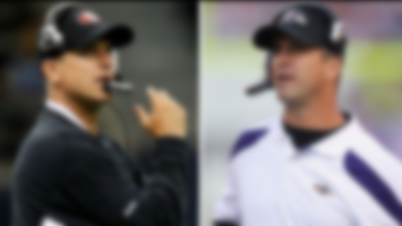 It's safe to say that football runs in the blood of the Harbaugh family. Father Jack played collegiately at Bowling Green and went into coach after with notable stops in Iowa, Michigan, Stanford and Western Michigan. Jim played quarterback for the Bears, Colts, Ravens and Chargers before getting into coaching. Jim worked his way up from Raiders assistant to the University of San Diego, Stanford and now the 49ers. John played college ball at Miami University, started coaching at Western Michigan and was a long-time Eagles assistant coach prior to landing the job with the Ravens.