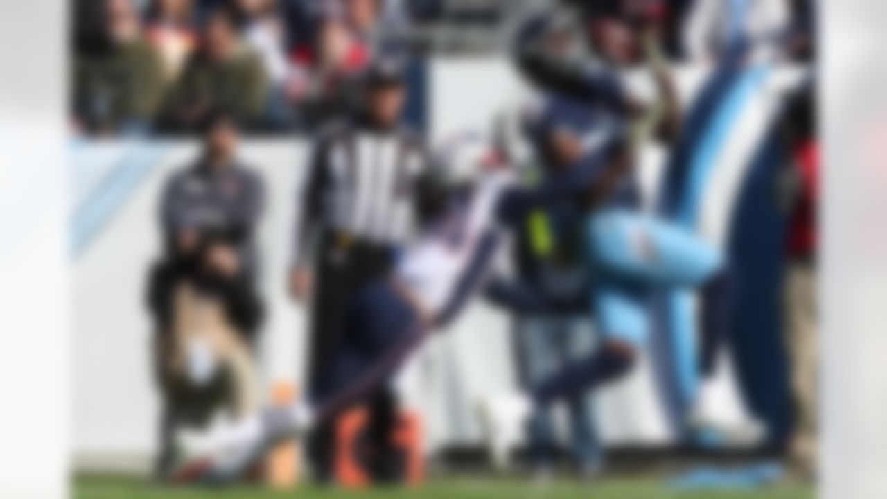 The Titans defeated the Patriots for the first time since 2002 while handing New England its third-largest margin of defeat in the Tom Brady/Bill Belichick era (since 2001) and snapping its six-game winning streak. Tom Brady appearing in his 300th career game (inc. playoffs) and threw for 254 pass yards, 0 TD, 0 INT and a 70.6 passer rating. Sony Michel returned to the lineup, while James White could not continue his stellar play, finishing with 5 catches for 31 yards and no touchdowns.