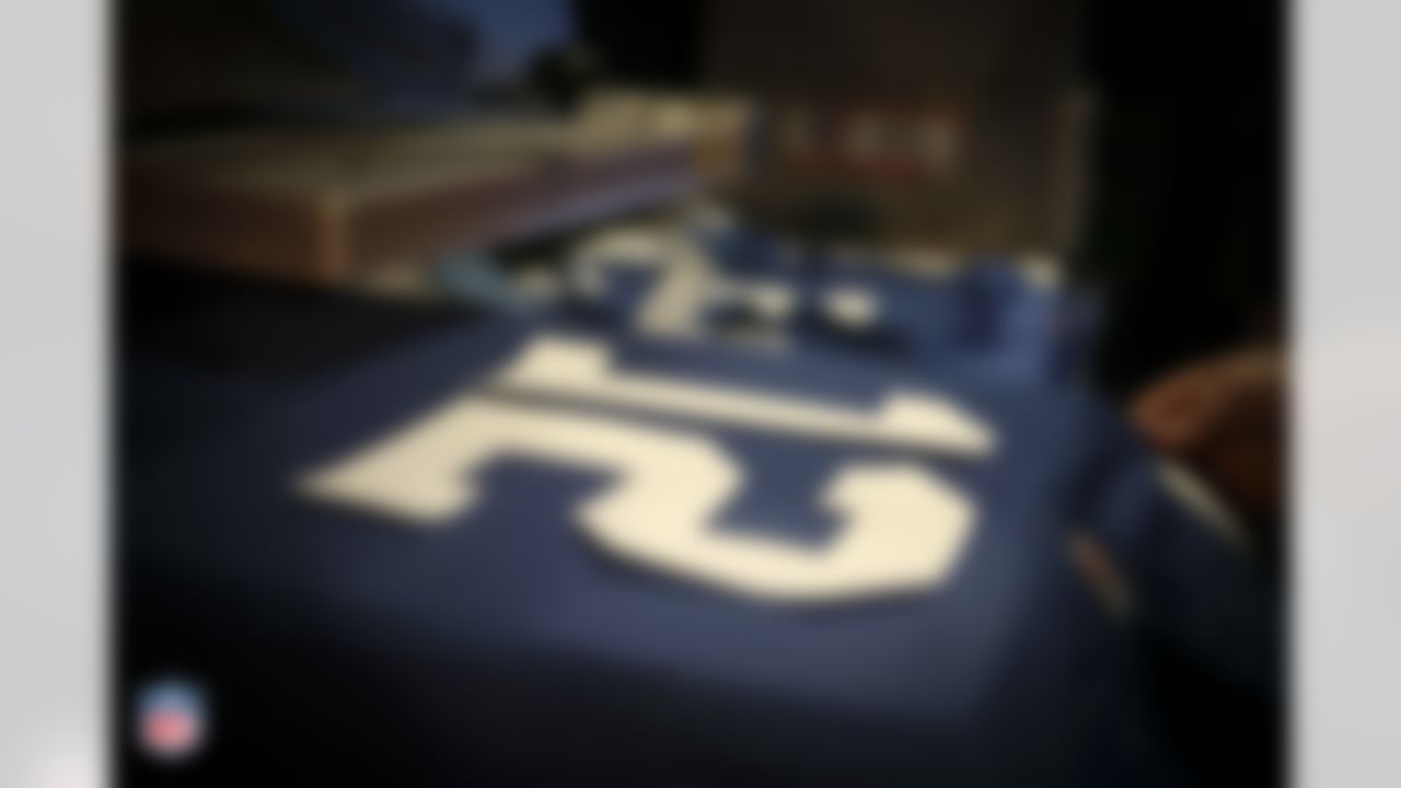 NIKE creates Andrew Luck's custom jersey.