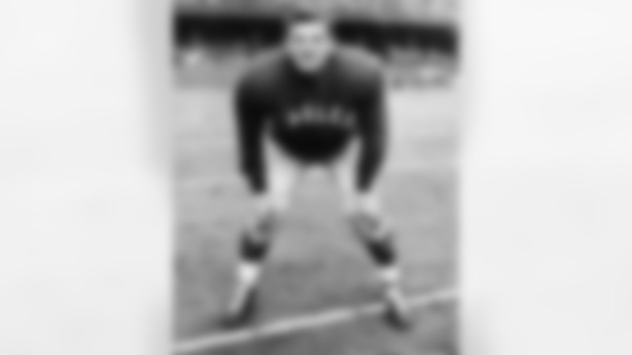 Chuck Bednarik of the Philadelphia Eagles is shown in 1951. (Associated Press)