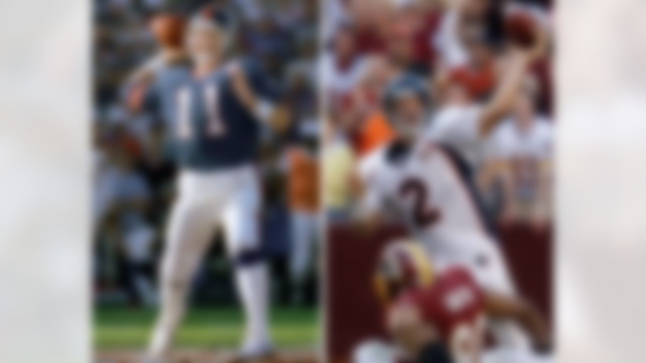 Former Giants QB Phil Simms was MVP of Super Bowl XXI. His son, Chris, has gone on to play quarterback for the Buccaneers, Titans and Broncos, starting 16 games.