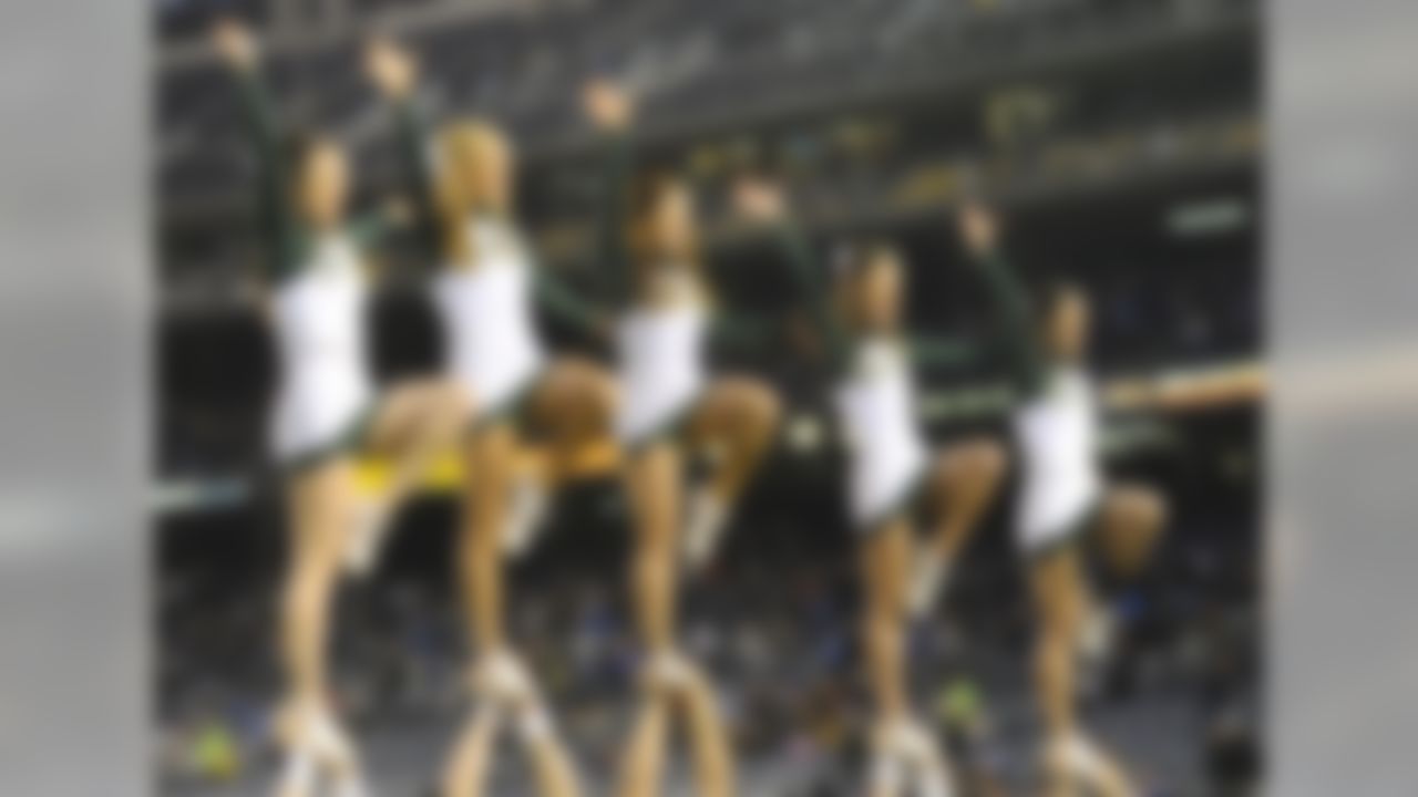 Baylor Bears cheerleaders perform prior to the game against the UCLA Bruins in the Holiday Bowl at Qualcomm Stadium. Mandatory Credit: Christopher Hanewinckel-USA TODAY Sports