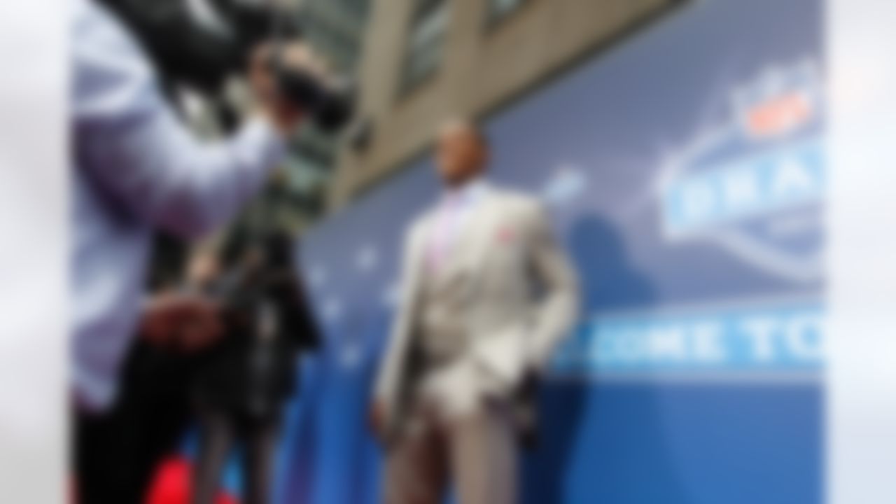 Auburn Quarterback Cam Newton on the red carpet during the 2011 NFL Draft at Radio City Music Hall on April 28, 2011 in New York, NY. (Ben Liebenberg/NFL)