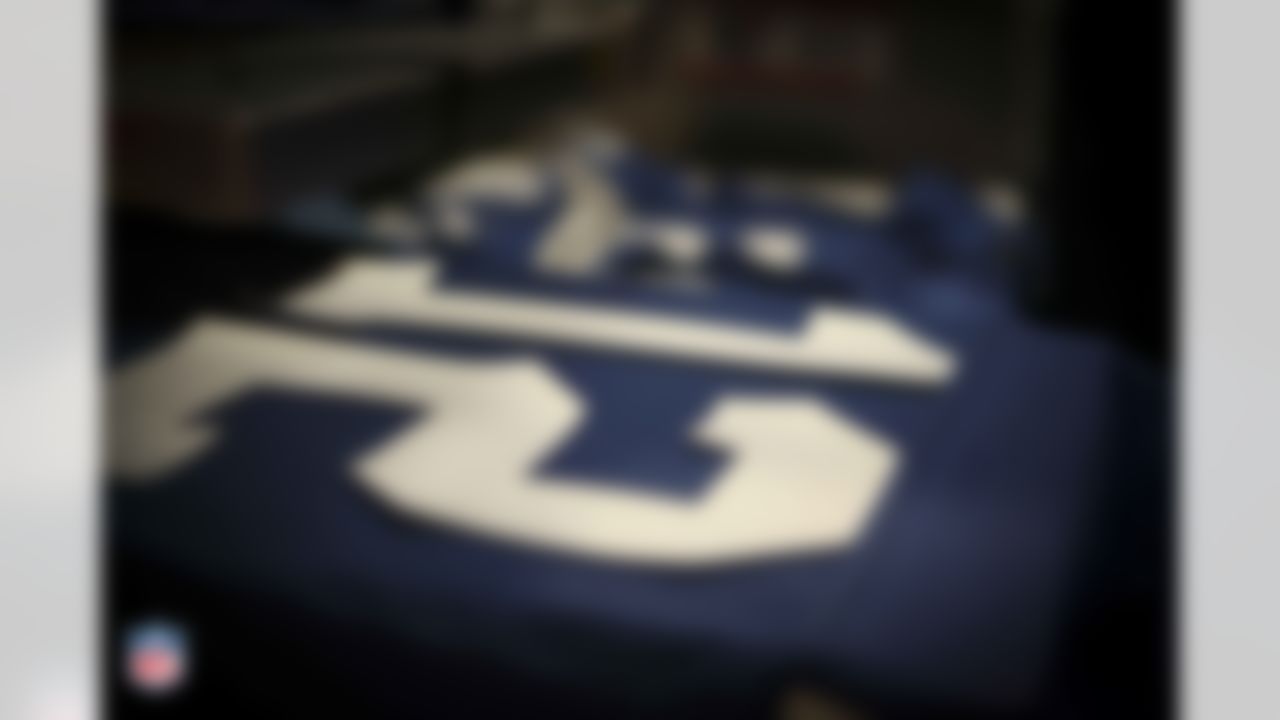 NIKE creates Andrew Luck's custom jersey.