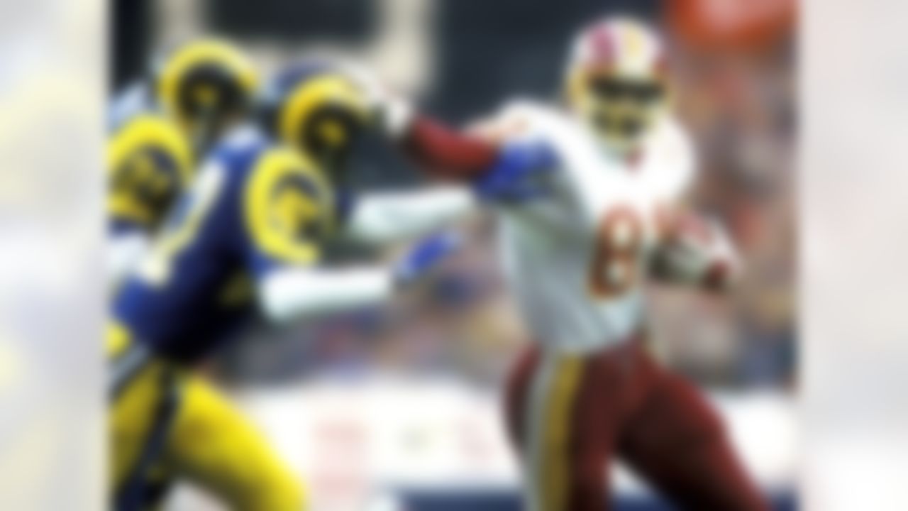Washington Redskins wide receiver Art Monk in 1986. (Photo by Al Messerschmidt/NFL)