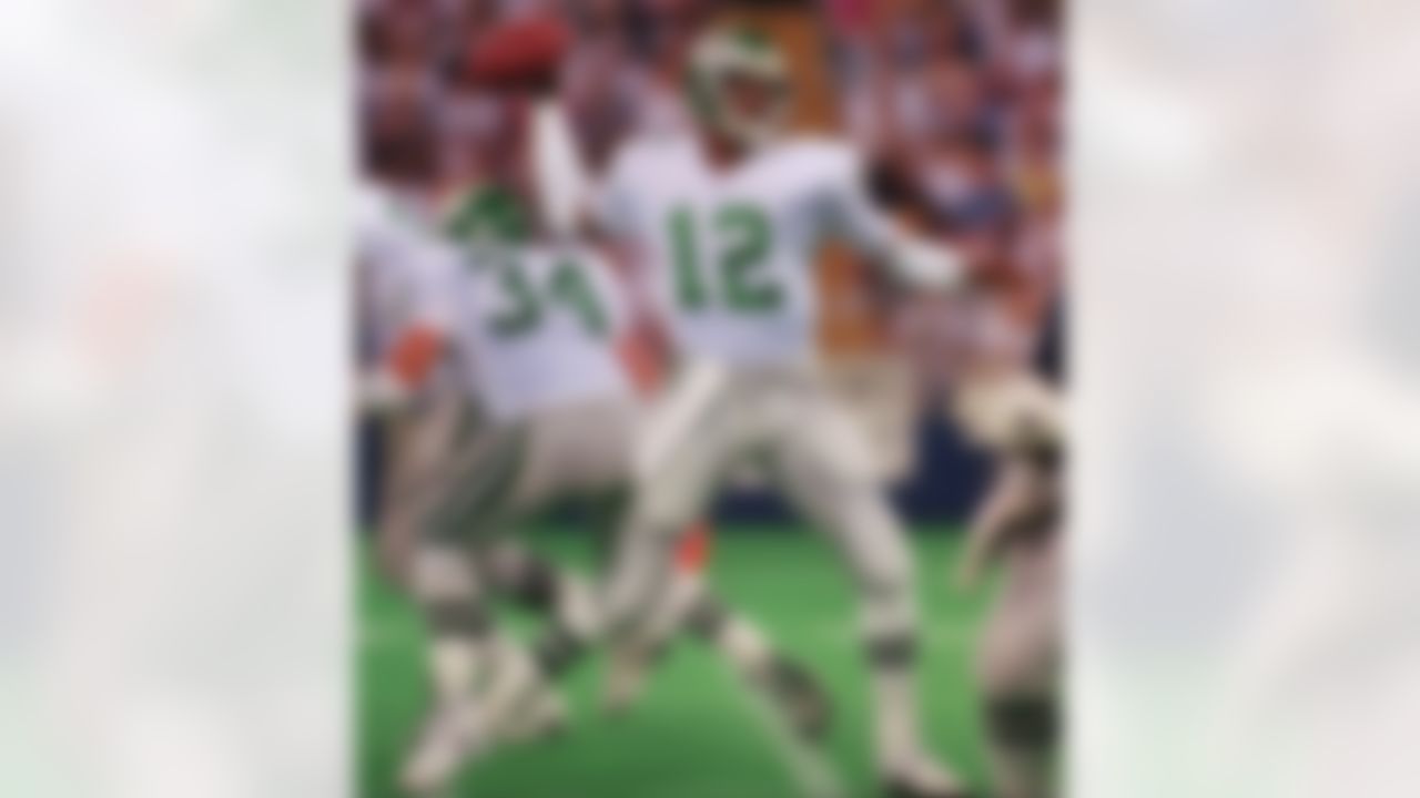 Philadelphia Eagles quarterback Randall Cunningham passes during the first quarter of the season's final pre-season game against the Pittsburgh Steelers, Thursday August 24, 1995. Cunningham, released by the Philadelphia Eagles after 11 seasons and not picked up by the only team he wanted to join, said Thursday he will retire from pro football. (AP Photo/Gene J. Puskar)