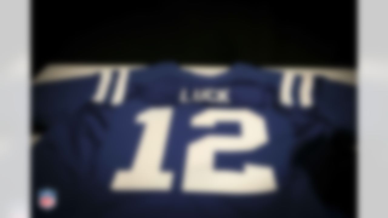 NIKE creates Andrew Luck's custom jersey.