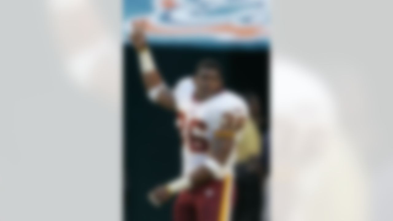 Washington Redskins Sean Taylor plays in a game against the Miami Dolphins at Dolphin Stadium.
(AP Photo/Tom DiPace)