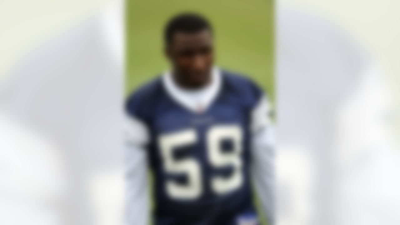 IRVING, TX - MAY 01: Linebacker Brandon Williams #59 of the Dallas Cowboys during rookie mini camp on May 1, 2009 in Irving, Texas. (Photo by Ronald Martinez/Getty Images)