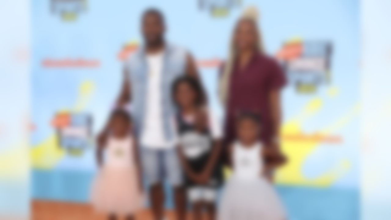 Former wide receiver Andrew Hawkins arrives at the Nickelodeon Kids' Choice Sports Awards on Thursday, July 11, 2019 in Santa Monica, Calif.