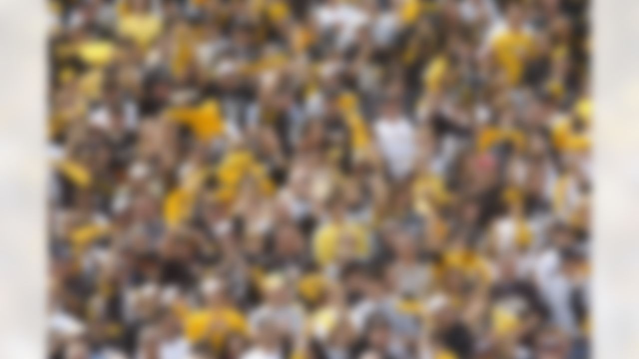 PITTSBURGH, PA - SEPTEMBER 24: Pittsburgh Steeler fans cheer on their team during the NFL game against the Cincinnati Bengals on September 24, 2006 at Heinz Field in Pittsburgh, Pennsylvania. The Bengals won the game 28-20. Photo by Getty Images.