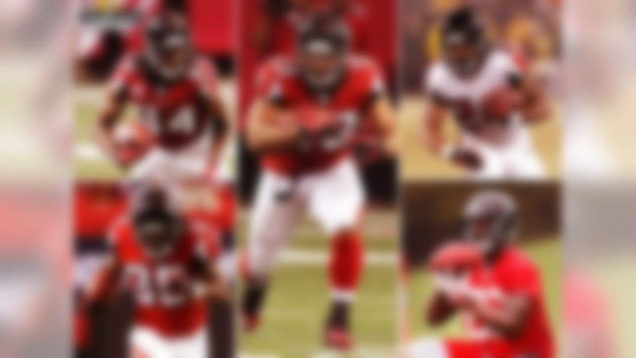 Michael Turner is the only player in Falcons history to record five straight seasons with 10 TD, amassing 60 TD from 2008 to 2012. No one on the Falcons scored more than 7 TD last season (Roddy White). The current Falcons running backs have combined for 5 rushing TD in their careers: Antone Smith (4), Devonta Freeman (1) and rookie Tevin Coleman (Yet to play an NFL game).