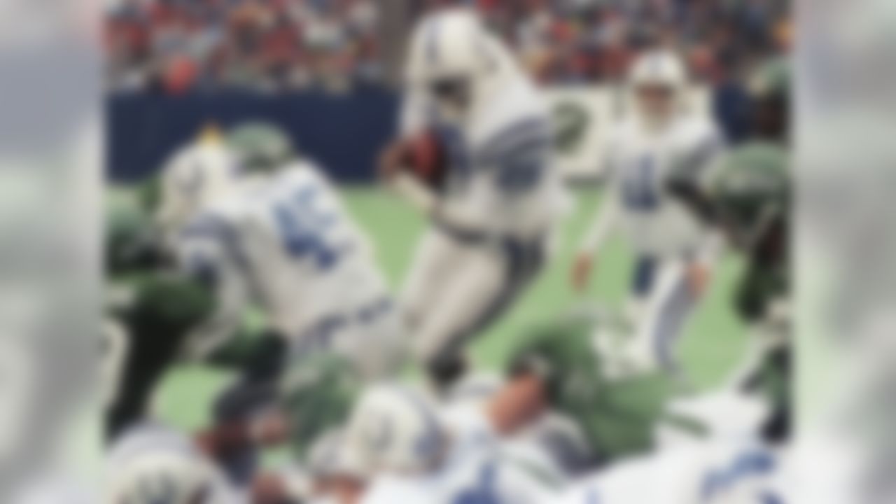Dickerson's second holdout -- this time with the Indianapolis Colts -- was far more costly. After he missed five games of the 1990 season, he failed to reach the 1,000-yard mark for the first time. Dickerson never passed 1,000 yards rushing again and was out of NFL after the 1993 season.