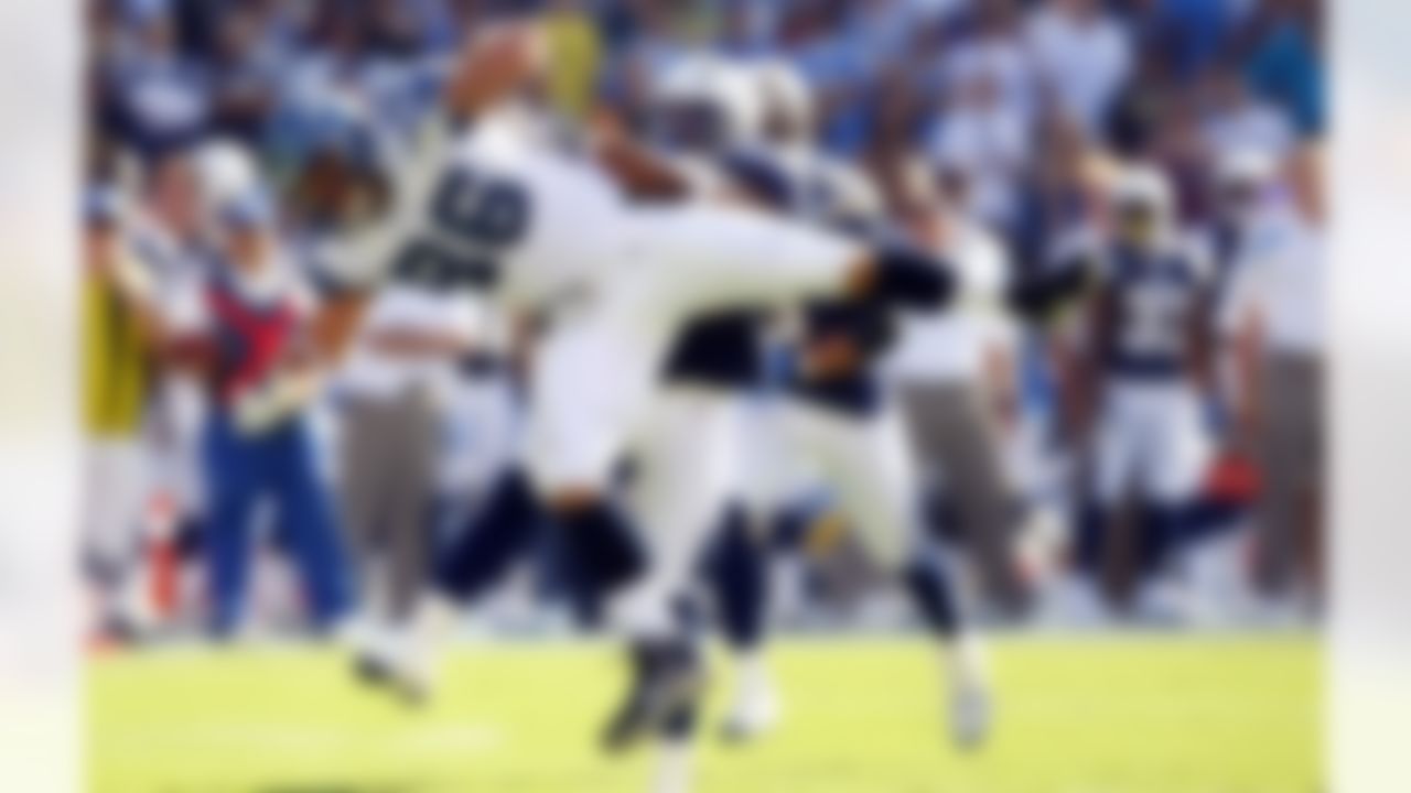 August 11, 2011, San Diego, CA: San Diego Chargers safety Bob Sanders (31) is called on a pass interference penalty against Seattle Seahawks tight end Zach Miller (86) in the first quarter at Qualcomm Stadium. Mandatory Credit: Jody Gomez-US PRESSWIRE