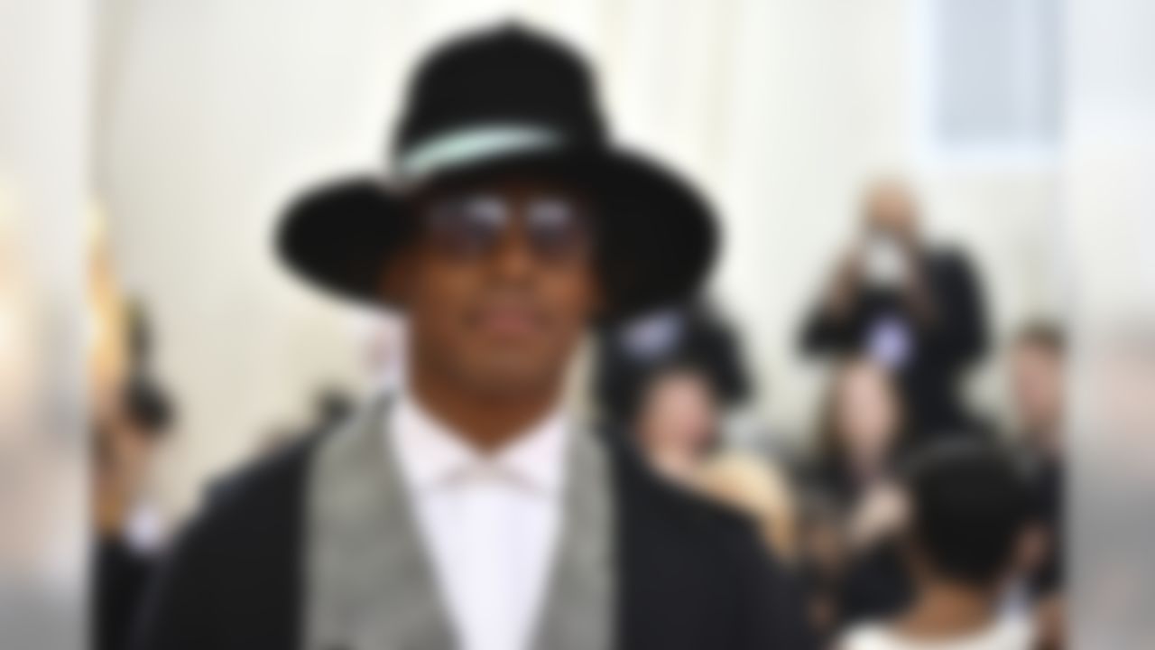 Carolina Panthers quarterback Cam Newton attends The Metropolitan Museum of Art's Costume Institute benefit gala celebrating the opening of the "Camp: Notes on Fashion" exhibition on Monday, May 6, 2019, in New York.