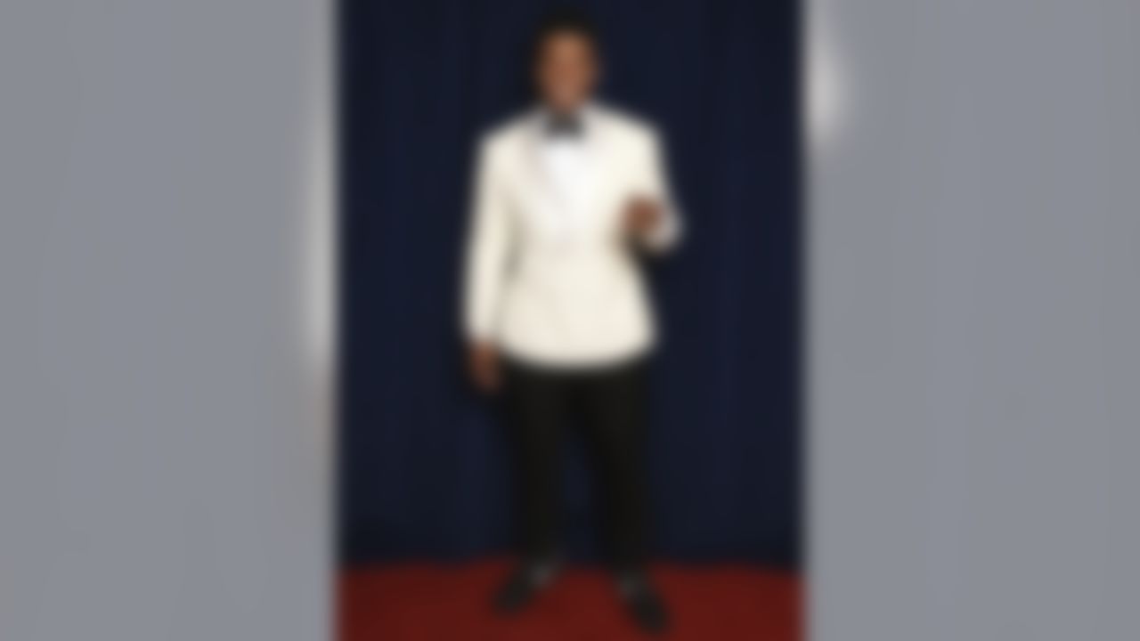 New York Giants running back Saquon Barkley poses backstage at the 8th Annual NFL Honors at The Fox Theatre on Saturday, Feb. 2, 2019, in Atlanta.