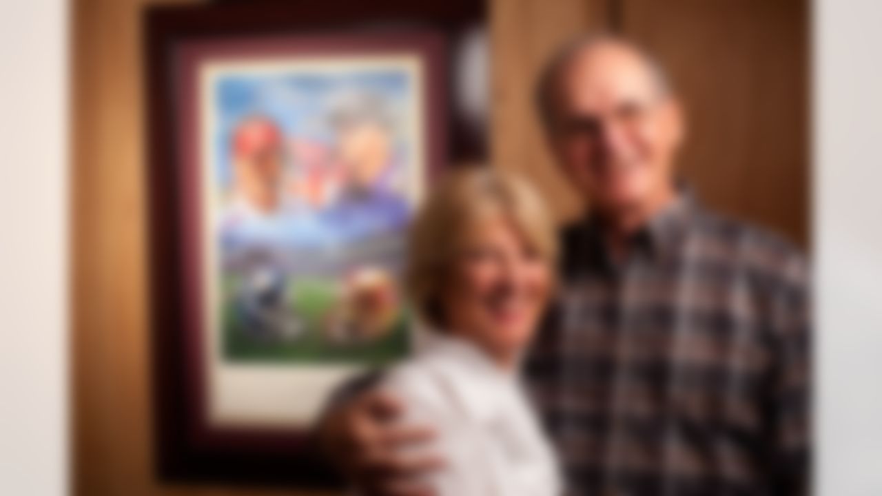Jack and Jackie Harbaugh are photographed at their home in Mequon, WI on November 7, 2011. (Todd Rosenberg/NFL)