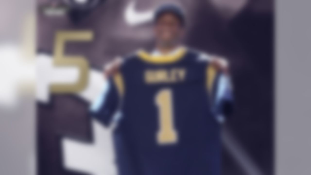 The Rams have selected five running backs over the last four draft classes, including Todd Gurley with the 10th overall pick in the 2015 draft. Gurley is the first running back to be selected in the first round by the Rams since Steven Jackson in 2004. Jackson merely had 1,000+ yards rushing in eight straight seasons from 2005 to 2012, the longest streak in a franchise that has boasted Hall of Fame greats such as Eric Dickerson and Marshall Faulk. In fact, only three players have had longer streaks in their career: Emmitt Smith rushed for 1,000 yards in 11 straight seasons, while Curtis Martin and Barry Sanders each did it for 10 straight seasons. The only other backs in NFL history to do so in eight straight seasons are Thurman Thomas and LaDainian Tomlinson.