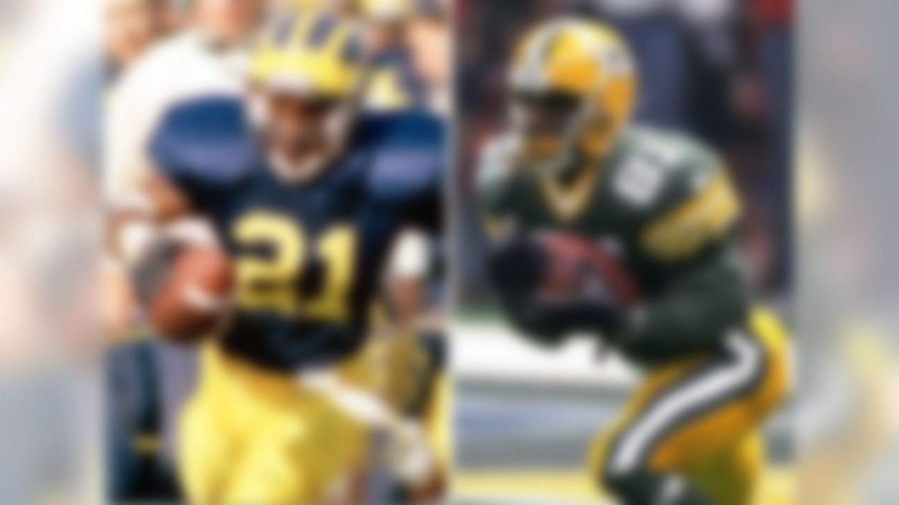 College: Michigan
National championships: 0
NFL draft: 1992, Round 1, No. 4 overall to Washington Redskins
NFL seasons: 11 | Pro Bowls: 1
Howard won the Heisman in large part due to his dynamic talents as a receiver and return specialist. He ultimately capped the award-winning season by producing one of the seminal moments in Michigan football history. He scored 23 touchdowns in 1991 for the Wolverines, including 19 receiving. Howard's NFL career wasn't quite as productive. However, he did enjoy one season as an virtually unstoppable force on kickoff and punt returns during the Green Bay Packers' run to victory in Super Bowl XXXI, a game in which Howard earned MVP honors.