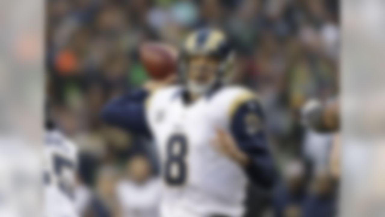 Sam Bradford, QB, St. Louis Rams: It's now or never for Bradford, both on the field and in fantasy land. The Rams added offensive line help in the form of Jake Long and a pass-catching tight end in Jared Cook as free agents this offseason, and now he has a pair of talented rookie wide receivers at his disposal in West Virginia products Tavon Austin and Stedman Bailey. Bradford is moving into surefire No. 2 quarterback territory. (Elaine Thompson/Associated Press)