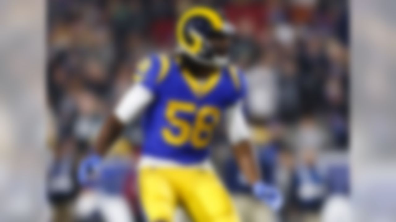 10. (tie) Cory Littleton, ILB, Los Angeles Rams – 125 tackles