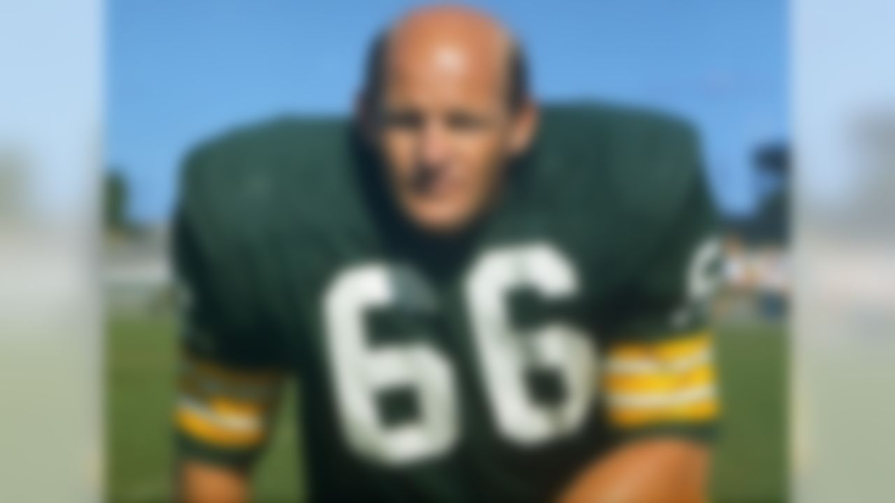 Ray Nitschke (66) linebacker of the Green Bay Packers poses in a 1973 photo. (Associated Press)