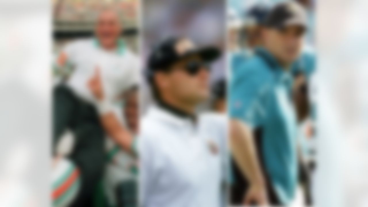 Don Shula coached the Baltimore Colts from 1963 to 1969 and later won two Super Bowls as coach of the Miami Dolphins from 1970 to 1995. He passed on the coaching tradition to sons David, who coached the Bengals from 1992 to 1996, and Mike, who was the QB coach for the Jacksonville Jaguars before leaving for Carolina this year.