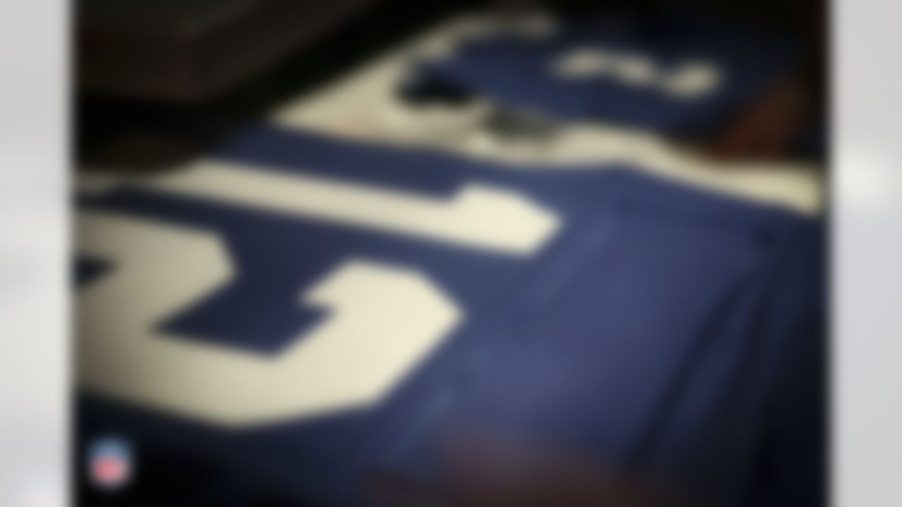 NIKE creates Andrew Luck's custom jersey.