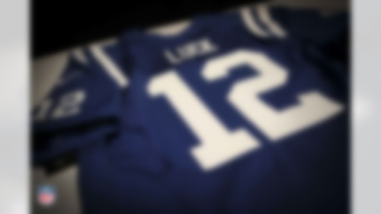 NIKE creates Andrew Luck's custom jersey.