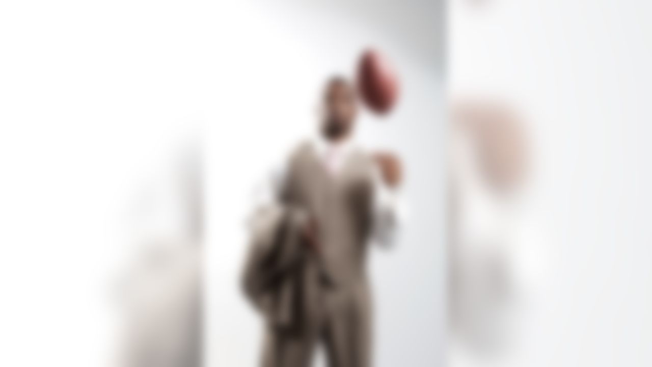 NEW YORK - MARCH 11: Justin Tuck of the New York Giants poses for a portrait on March 11, 2009 in New York City, New York. (Photo by Nick Laham/Getty Images)