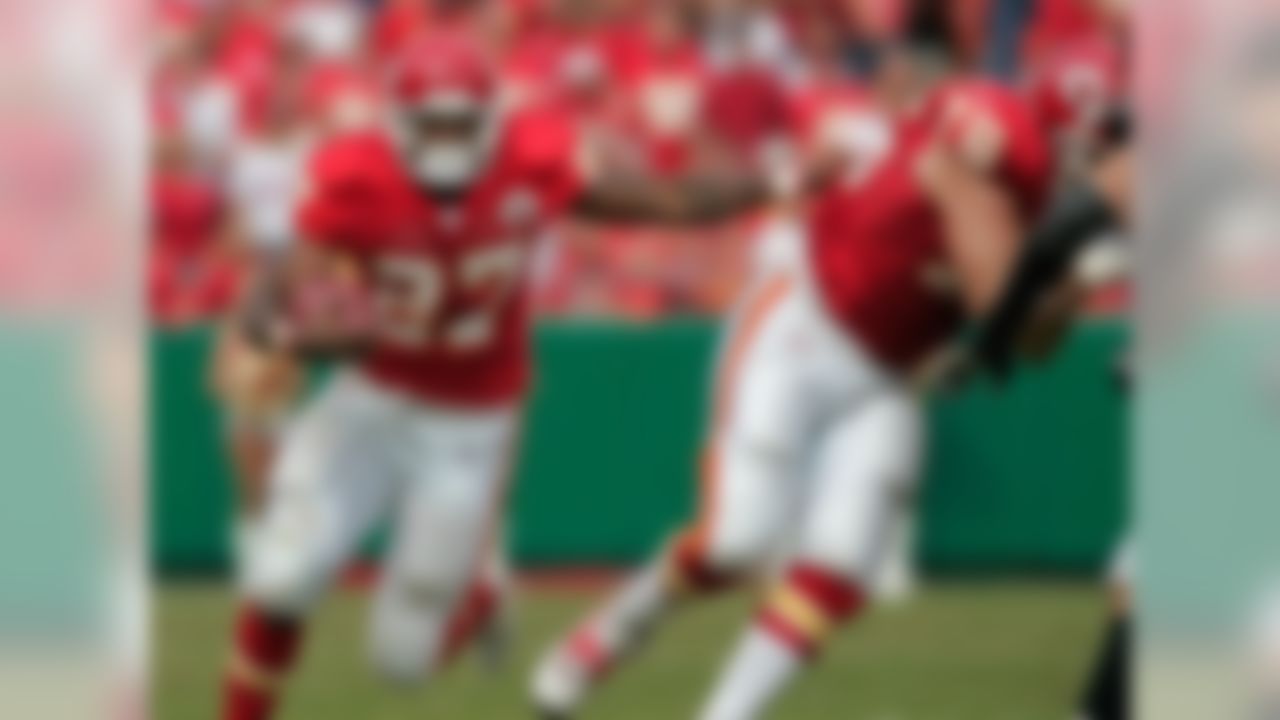 Johnson looms as a cautionary tale. The former Kansas City Chief's holdout produced a new deal in August 2007, but his production (and career) fell off the map after he hurt his foot midway through that season. Chiefs fans -- and fantasy football owners -- still haven't forgiven L.J.