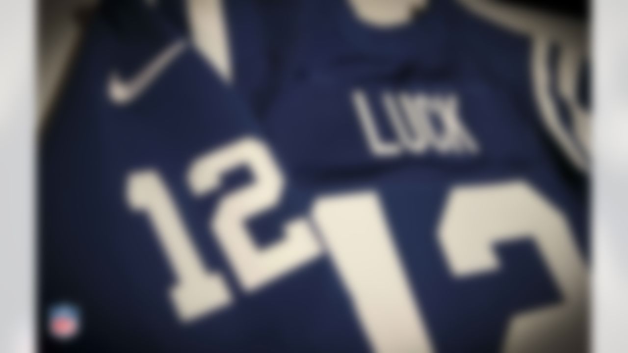 NIKE creates Andrew Luck's custom jersey.