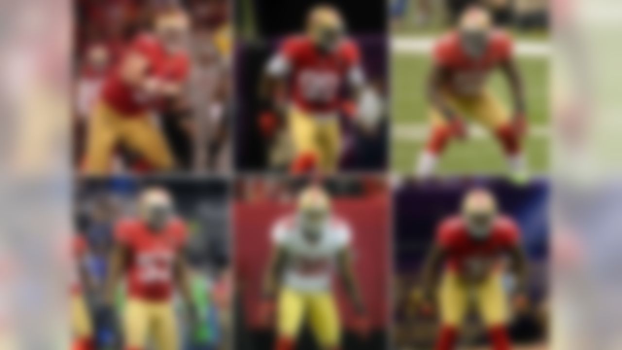Six 49ers defenders -- more than half their starters -- were named to the 2013 NFC Pro Bowl squad: Justin Smith, Aldon Smith, Patrick Willis, NaVorro Bowman, Dashon Goldson and Donte Whitner. Only the famed Steel Curtain defense featuring Hall of Famers Mel Blount, Joe Greene, Jack Ham and Jack Lambert had more defensive Pro Bowlers in a season since 1970. Those Steelers had eight defensive players picked for the Pro Bowl in both 1975 and 1976.