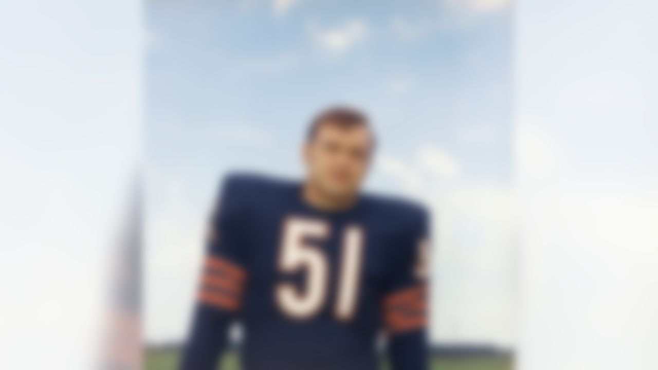Dick Butkus linebacker of the Chicago Bears is shown in 1970. (Associated Press)