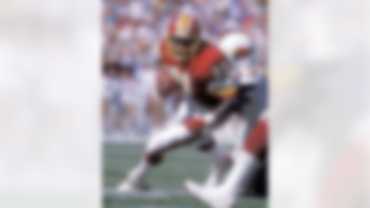 Washington Redskins wide receiver Art Monk in 1988. (Photo by Al Messerschmidt/NFL)