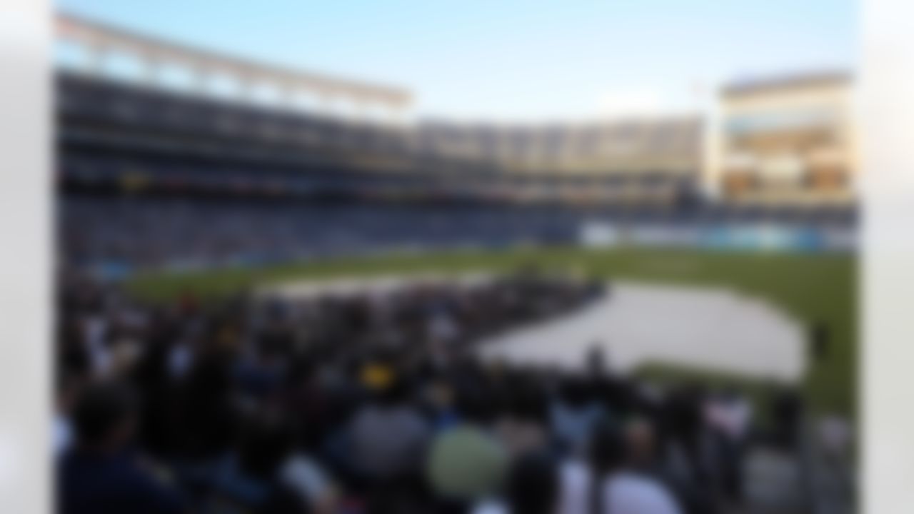 May 11, 2012; San Diego, CA, USA; General view of the Celebration of Life for Junior Seau at Qualcomm Stadium. Mandatory Credit: Kirby Lee/Image of Sport-US PRESSWIRE