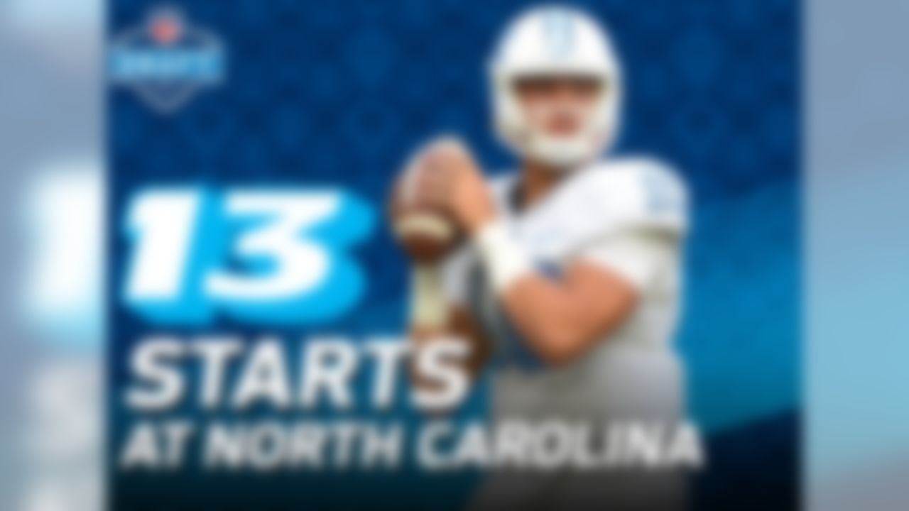 North Carolina's Mitchell Trubisky could become the first quarterback selected in the first round with fewer than 15 NCAA starts at the position since Cam Newton in 2011. Trubisky made only 13 starts at UNC, while Newton made only 14 starts at Auburn.