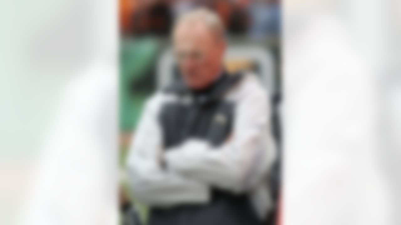 San Diego Chargers head coach Marty Schottenheimer is shown on the sidelines during an NFL football game against the Cincinnati Bengals, Sunday, Nov. 12, 2006, in Cincinnati. (AP Photo/Tom Uhlman)