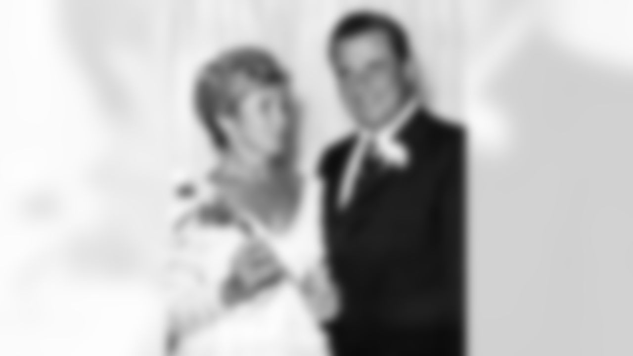FILE - In this July, 1969 file photo, the NFL president and Cleveland Browns owner Art Modell and his wife Patricia are shown in Las Vegas. Patricia Modell, a longtime television actress and wife of former NFL team owner Art Modell, died Wednesday, Oct. 12, 2011, the Baltimore Ravens announced. She was 80. (AP Photo/File)