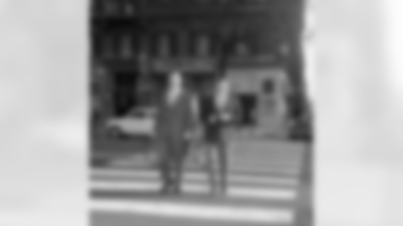 Green Bay Packers' professional football coach Vince Lombardi, and his longtime friend Wellington Mara of the football New York Giants, bitter foes of the packers on field, are presently visiting Rome. Mara, left, and Lombardi cross Rome's fashionable street Via Veneto as they went sightseeing, Feb. 2, 1962. (AP Photo/Jim Pringle)