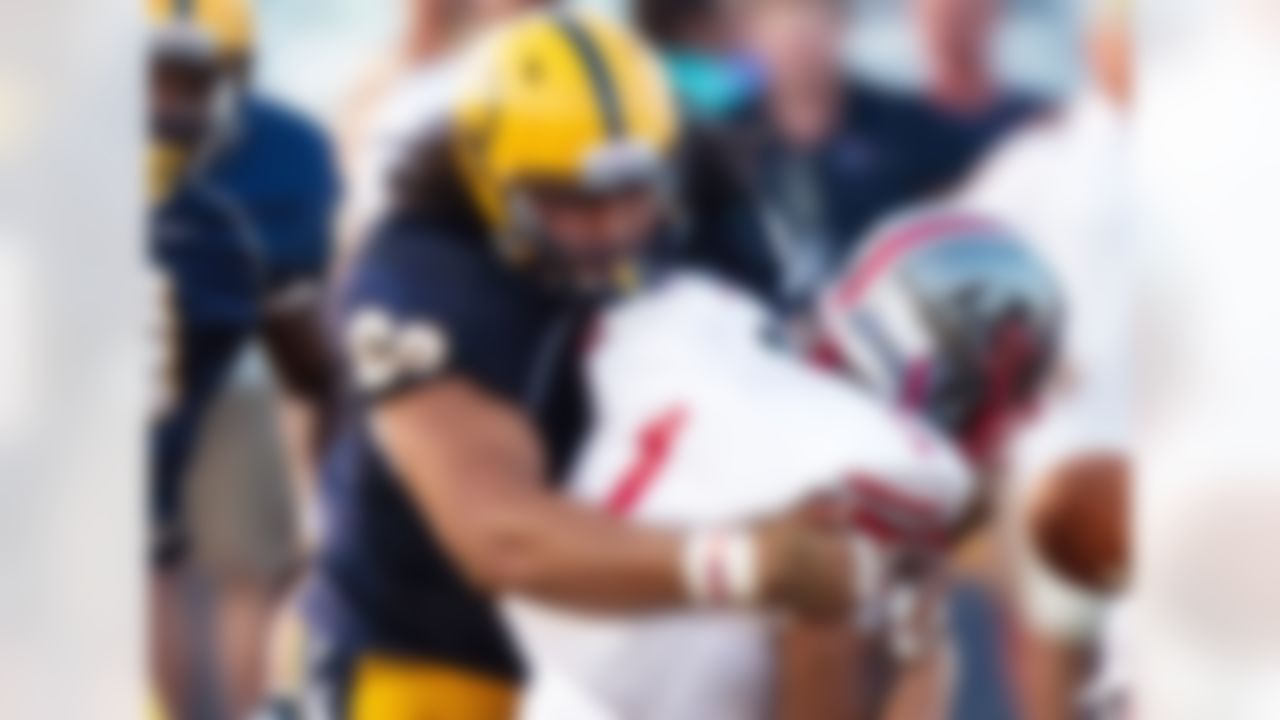 Particulars: 6-foot-5, 310 pounds
Buzz: Tuaau, a native of Hawaii, made a huge impact in his first season with the Division II Lions after transferring from a California junior college; he had 12.5 sacks and 25.5 tackles for loss -- staggering numbers for a nose tackle -- in garnering Lone Star Athletic Conference Defensive Player of the Year honors last fall. Tuaau signed with Hawaii out of high school but ended up at Pasadena City College in 2011. He played for Riverside community college in 2012 then signed with Oregon State in February 2013. But he didn't meet OSU's academic requirements and ended up at Texas A&M-Commerce (known as East Texas State until 1996), which is located in a town of population 9,000 about an hour northeast of downtown Dallas. His disruptive nature will intrigue NFL scouts.