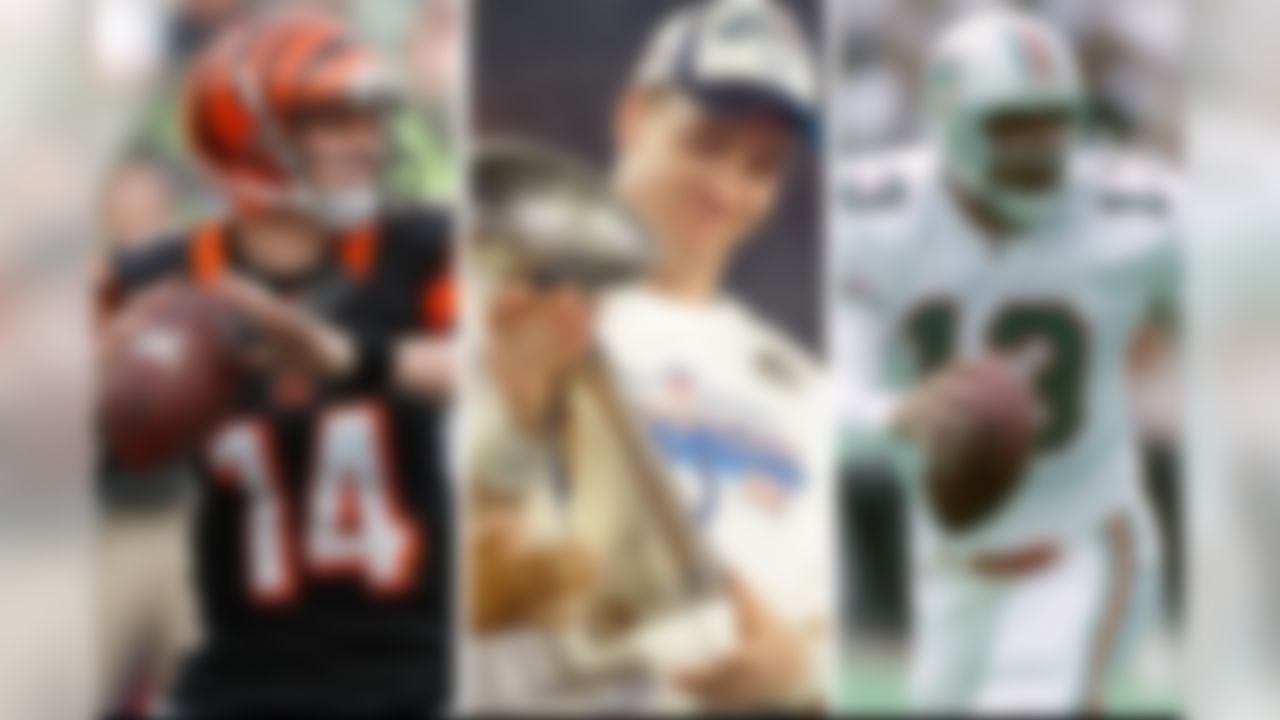 Cincinnati Bengals quarterback Andy Dalton is one of three players in NFL history to have 20-plus touchdown passes in his first two seasons, joining Dan Marino and Peyton Manning.