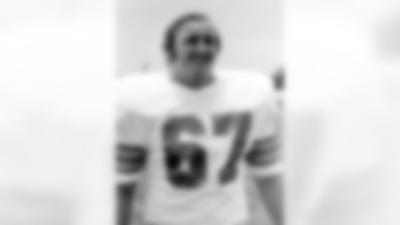 A July 18,1973 photo of Bob Kuechenberg of the Miami Dolphins.(AP Photo/Jack Kanthal)