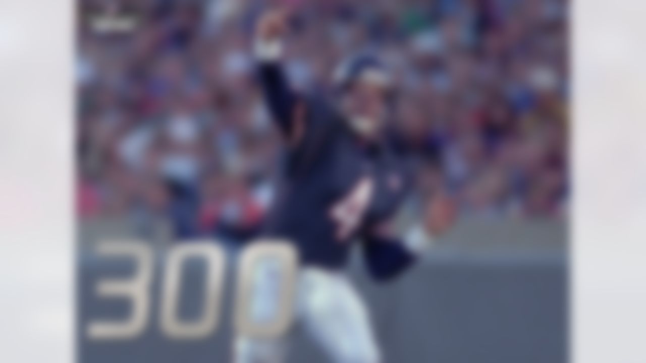 The Bears-Packers rivalry is the oldest in all of football, and the Bears lead the series 92-90 with 6 ties. However, the Bears haven't fared well at Lambeau Field - in 56 games at Lambeau they have had only one 300-yard passer. In a Week 11, 1995 shootout, Erik Kramer completed 23 of 38 passes for 318 yards with 2 touchdowns and an interception. The Bears lost to the Packers 35-28. Some of the QBs who have not thrown for 300 yards at Lambeau Field include Jim McMahon, Jim Harbaugh and Jay Cutler.