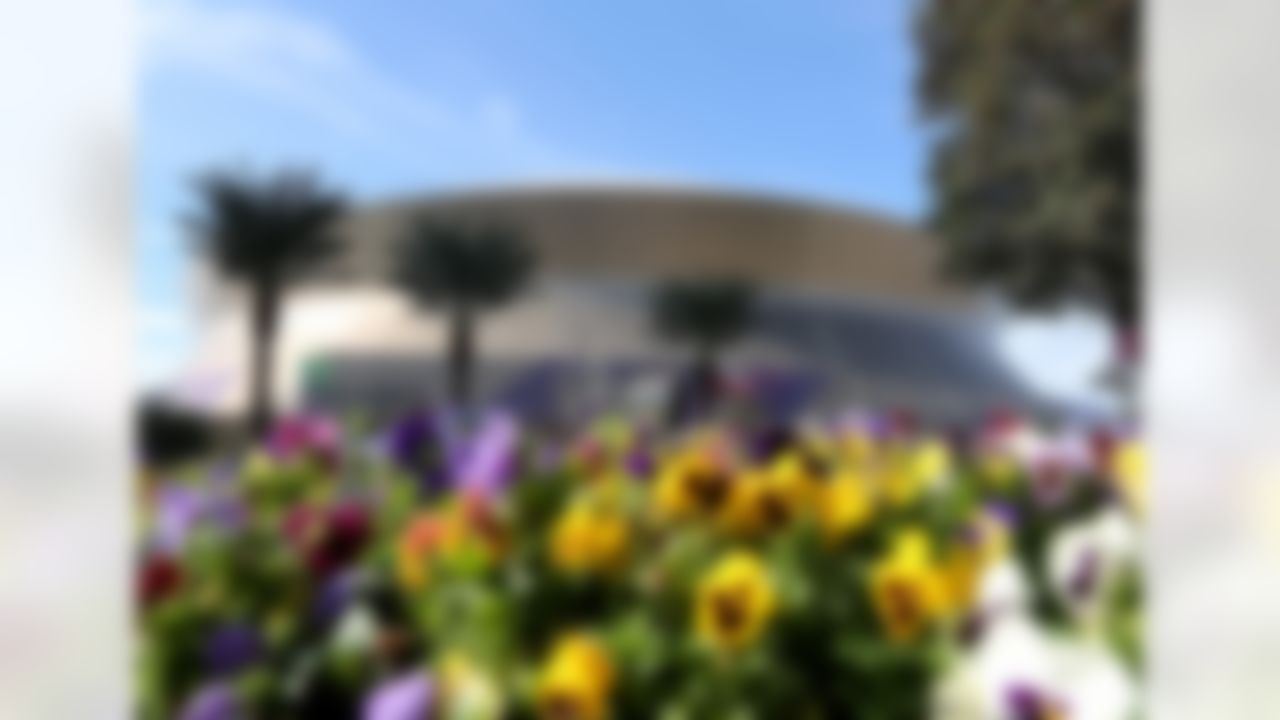 A general view of the Mercedes-Benz Superdome in New Orleans, La., on Jan., 27, 2013. The Superdome will be the site of Super Bowl XLVII on Feb., 3. (Ben Liebenberg/NFL)