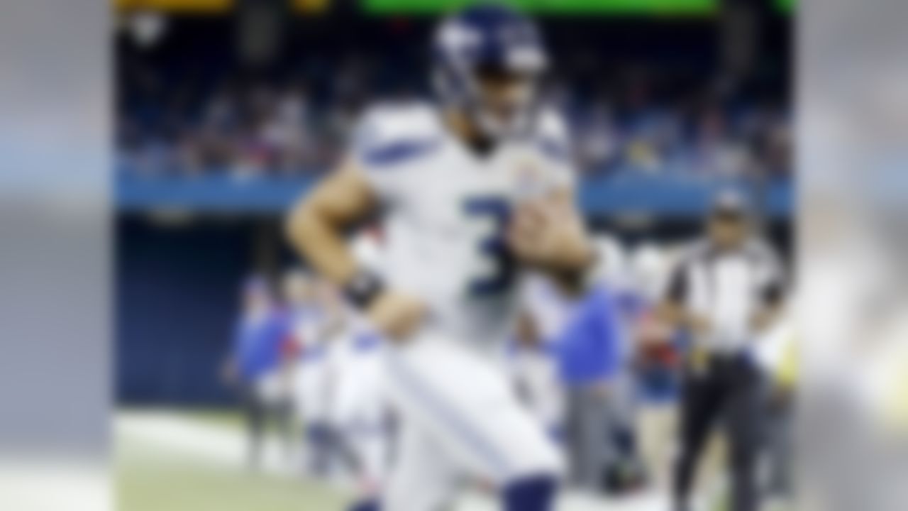 How is Wilson still a free agent in so many leagues? A member of this waiver wire article several times in the last few weeks, the Seahawks quarterback has scored 20-plus fantasy points in four of his last six games and took the Buffalo Bills for 39.40 fantasy points. He faces the San Francisco 49ers in Week 16.  (Mike Groll/Associated Press)