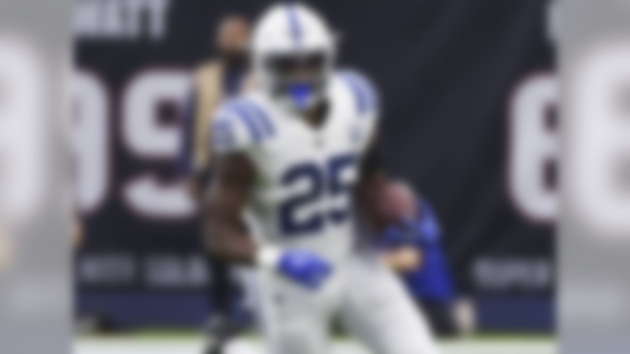 6. (tie) Marlon Mack, Indianapolis Colts - 9 rushing TDs